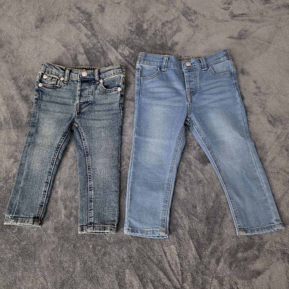 Kids Denim Jeans Duo in Dark and Light Blue